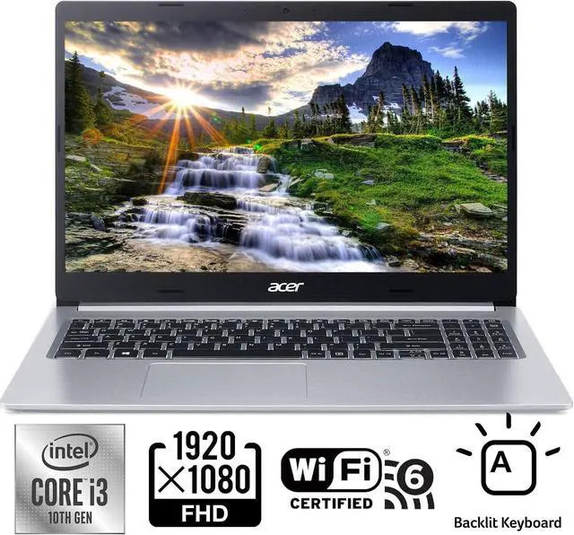 Acer Aspire 5 15.6 in Full i3-1005G1 4GB RAM 128GB NVMe SSD W10 in S Mode