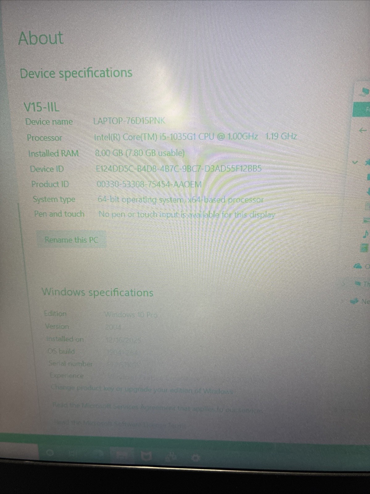 READ Lenovo V15-IIL 15.6″ Laptop Intel Core i5-1035G1 1.00GHz 8GB RAM
