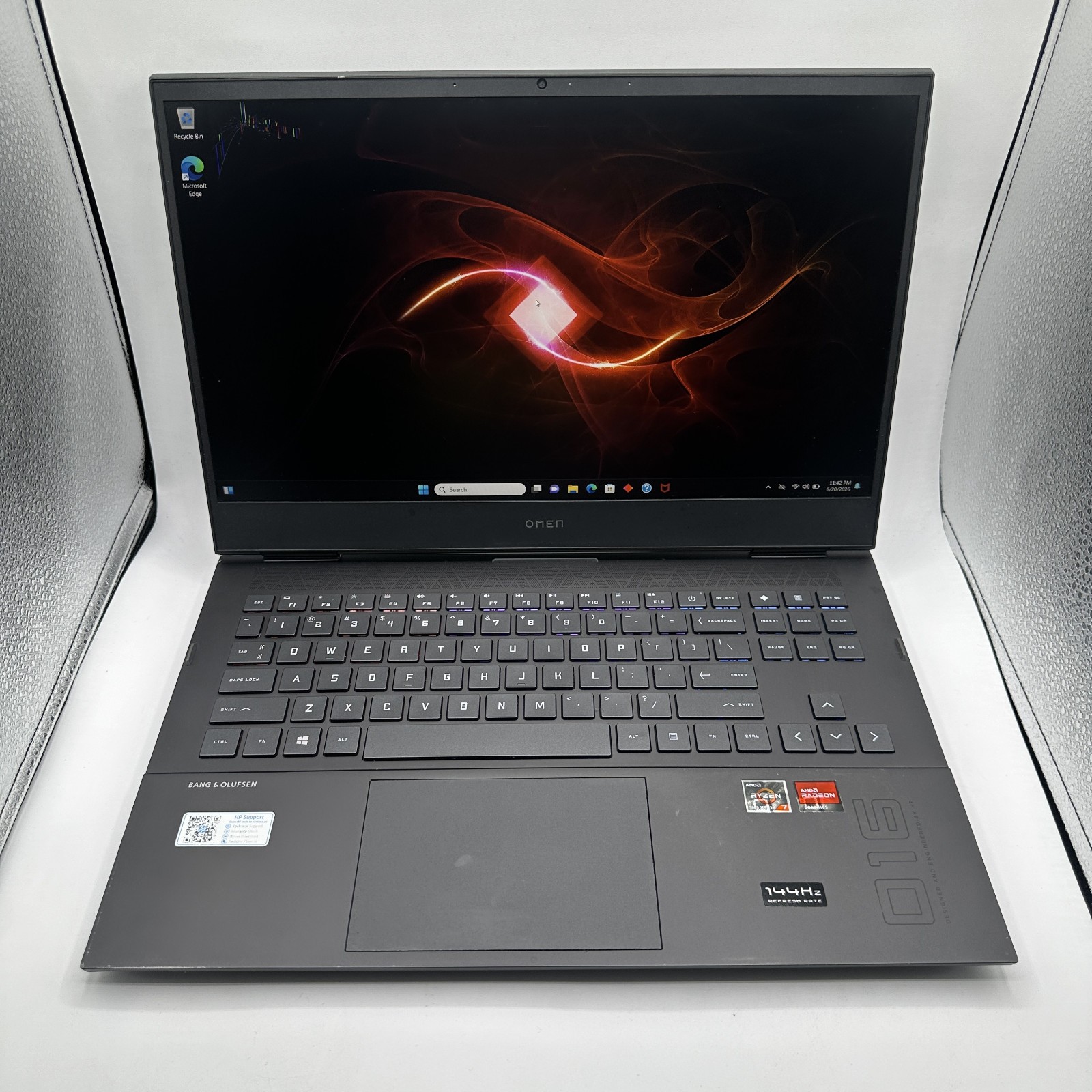 Hp Omen Gaming Laptop 16 Ryzen 7 5800H RX6600m 16GB 1TB SSD Works Read