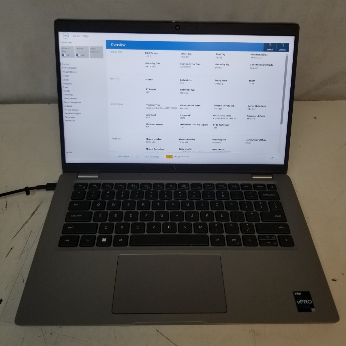 Dell Latitude 5431 14″ Intel i7-1270P 16GB DDR5 NO HDD NO OS/ FREE DELIVERY