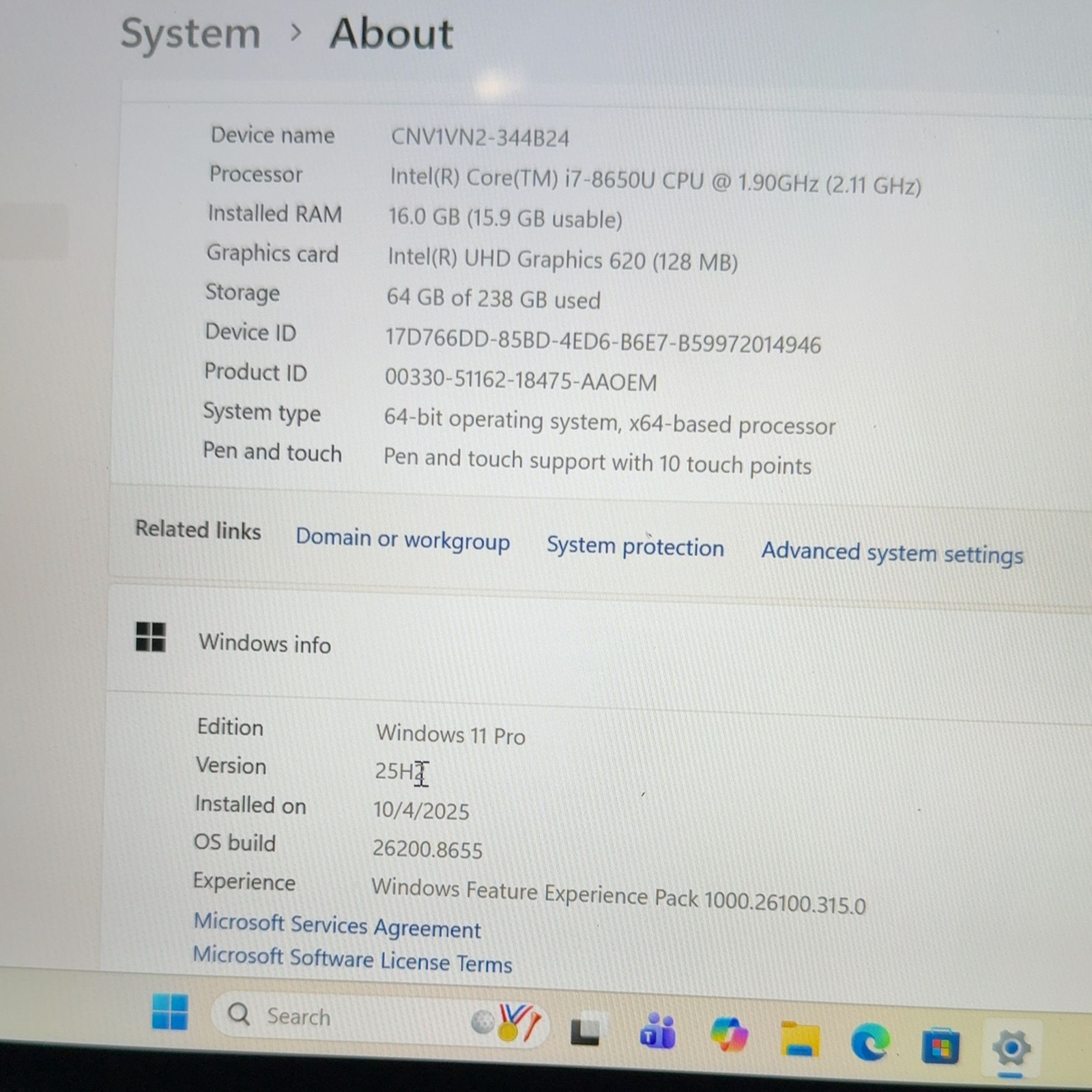 Dell Latitude 7390 2-in-1 FHD Touch 13.3 i7-8650U 16GB RAM 256GB SSD Win 11 Pro