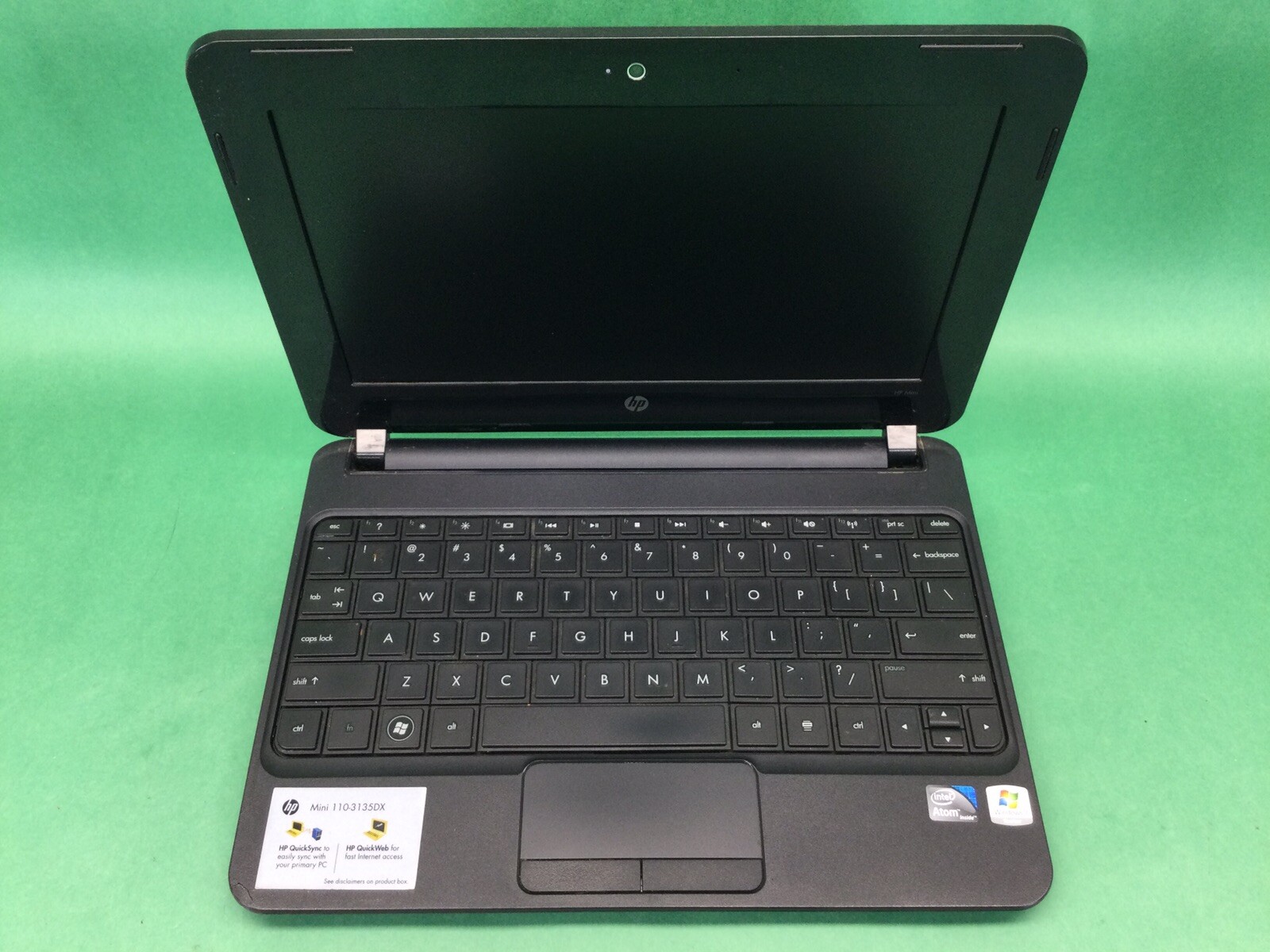 HP Mini 110-3135DX – 10” Laptop – UNTESTED