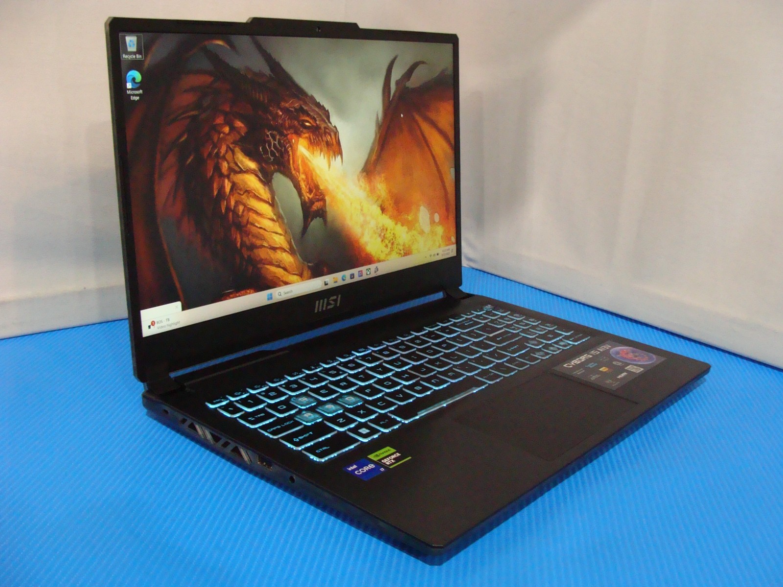 MSI Cyborg 15 A13 15.6” FHD 144hz i7-13620H 2.4GHz 16GB 512GB RTX4050 Batt 81%