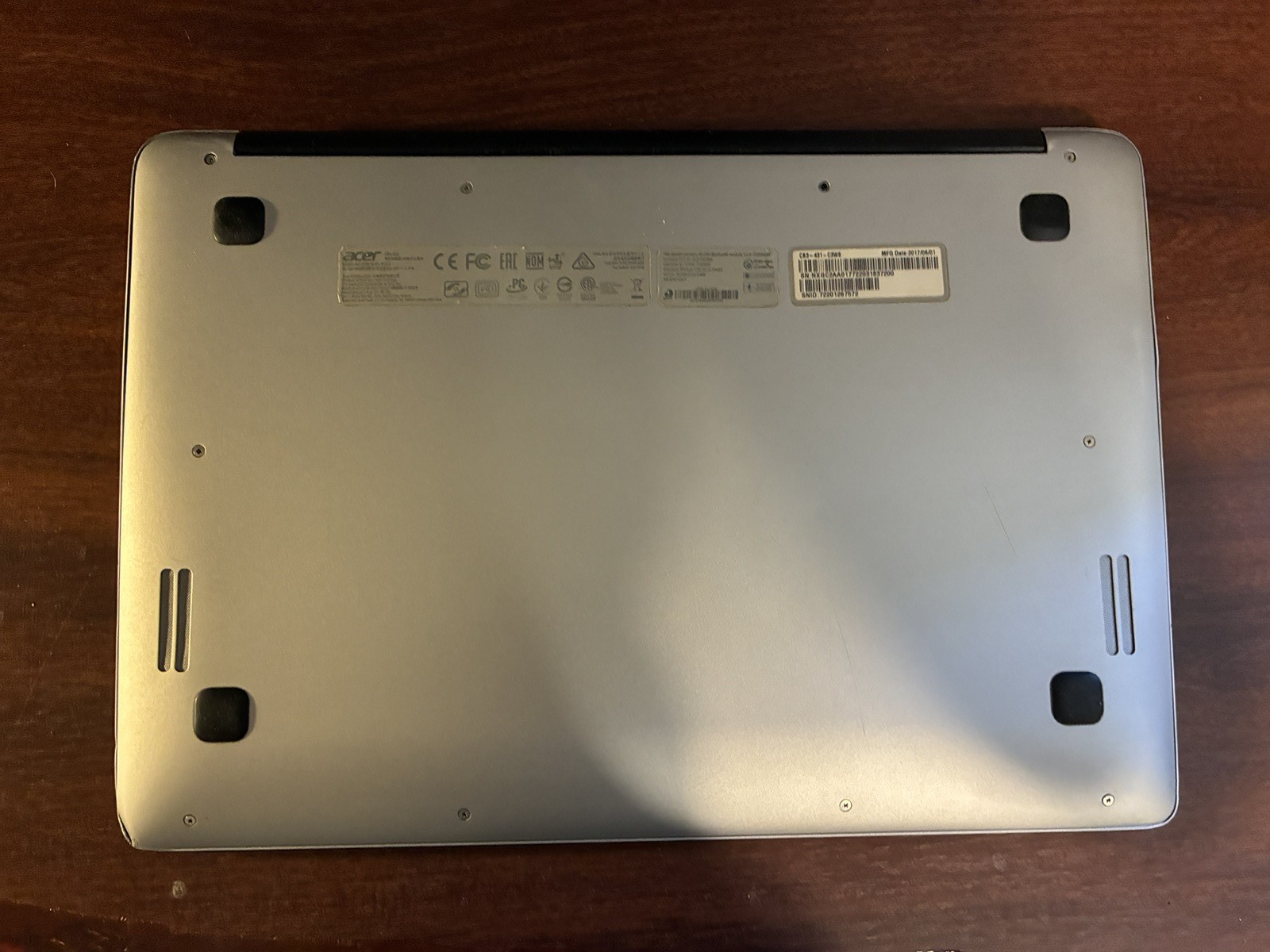 Acer Chromebook 14″ CB3-431-C3WS Full HD Intel Celeron N3160 1.60GHz 4GB/32GB
