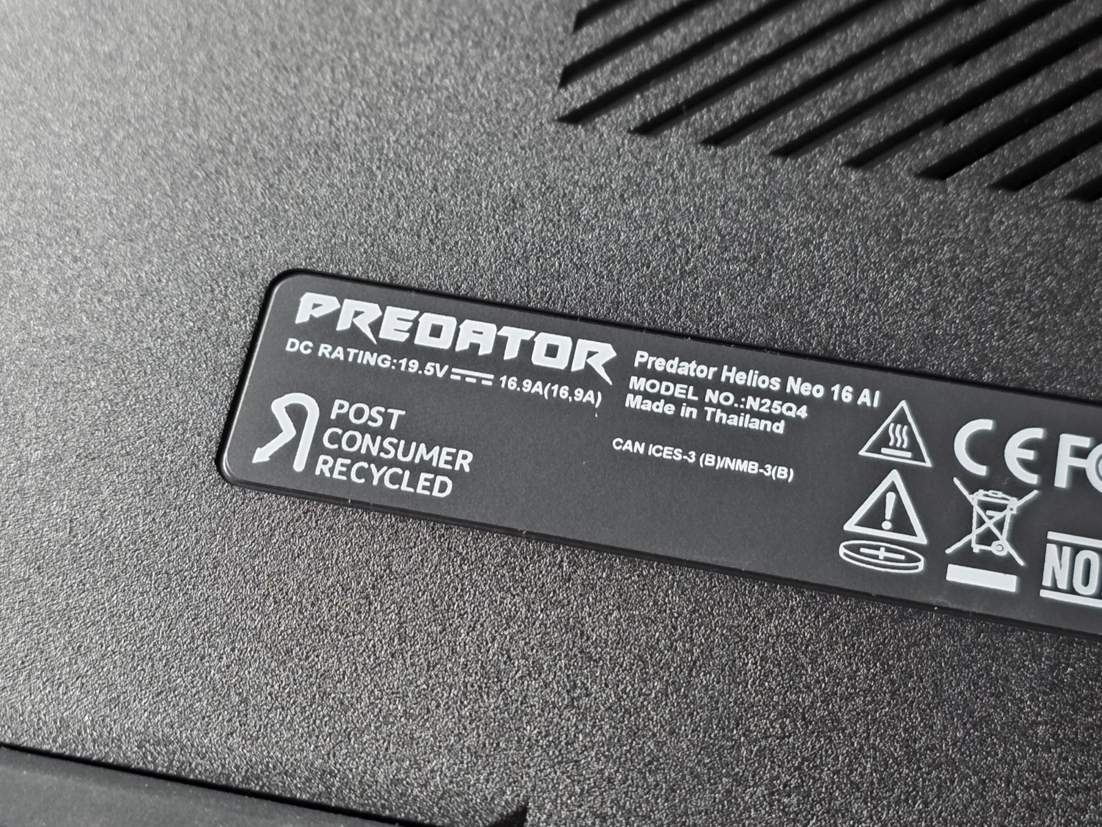 Acer 16″ Predator Helios Neo 16 OLED 240 Hz Ultra 9 275HX, RTX 5070 Ti 64GB, 2TB