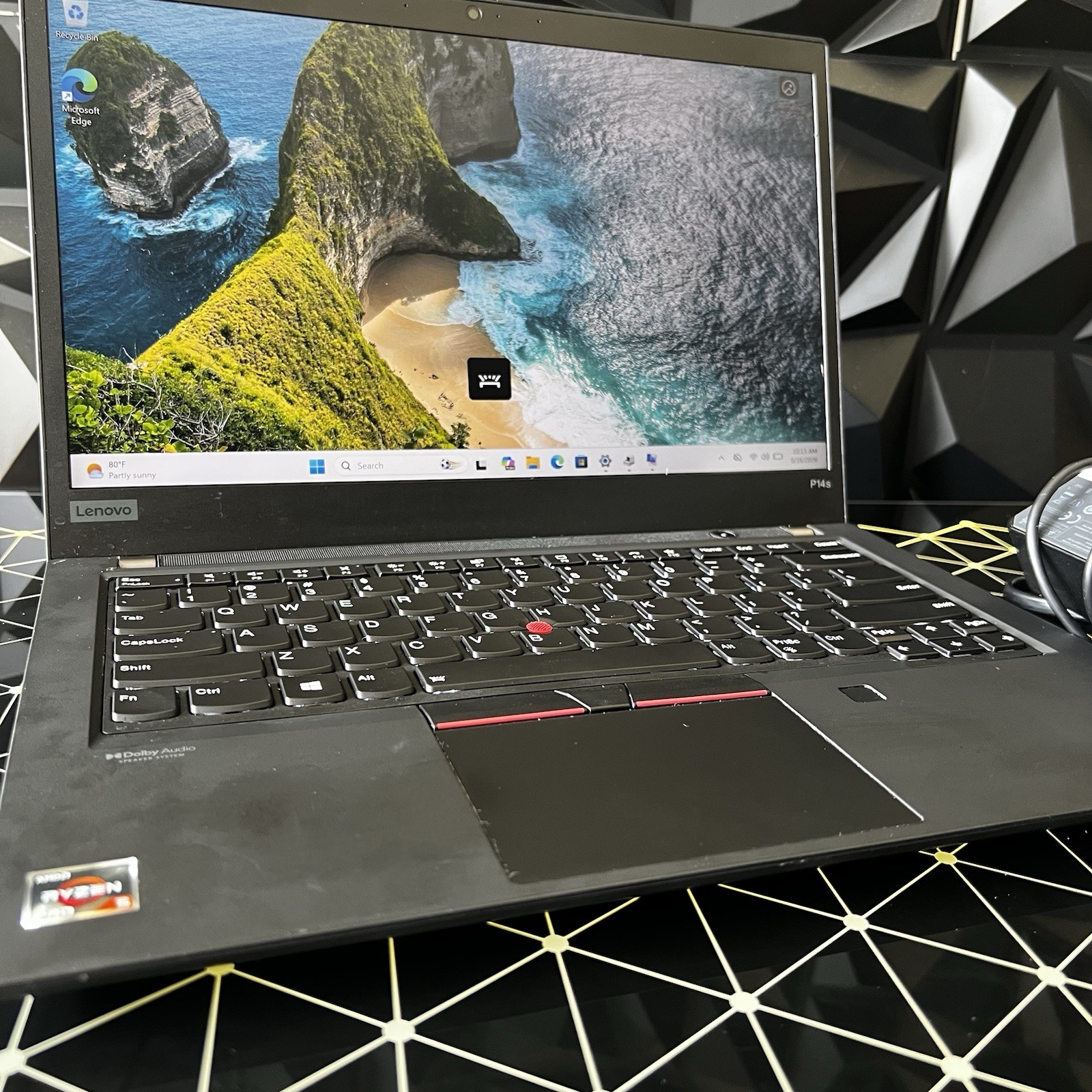 Lenovo ThinkPad P14s Gen 2 14″ Ryzen 5 PRO 5650U 24GB RAM 256GB SSD 4GB Graphics