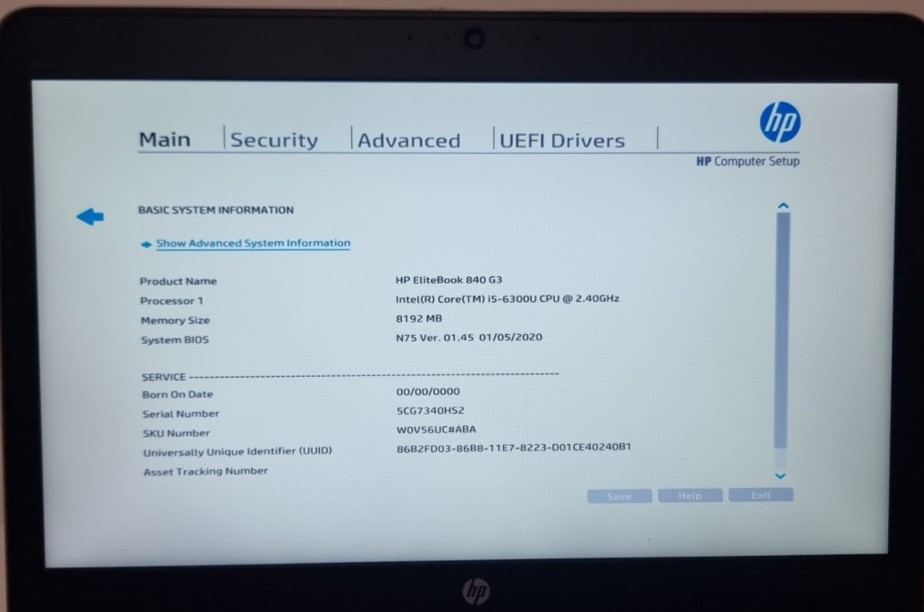 HP ELITEBOOK 840 G3 14″ 6TH GEN i5-6300U 2.40GHZ 8GB DDR4 256GB SSD WIN11 PRO