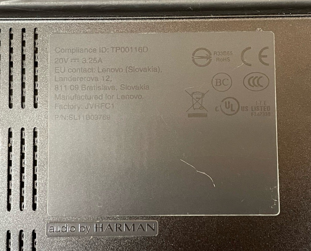 Lenovo ThinkPad E14 Gen 2 Intel Core i5 1135G7@2.4GHz, FOR PARTS, NO SSD, NO RAM