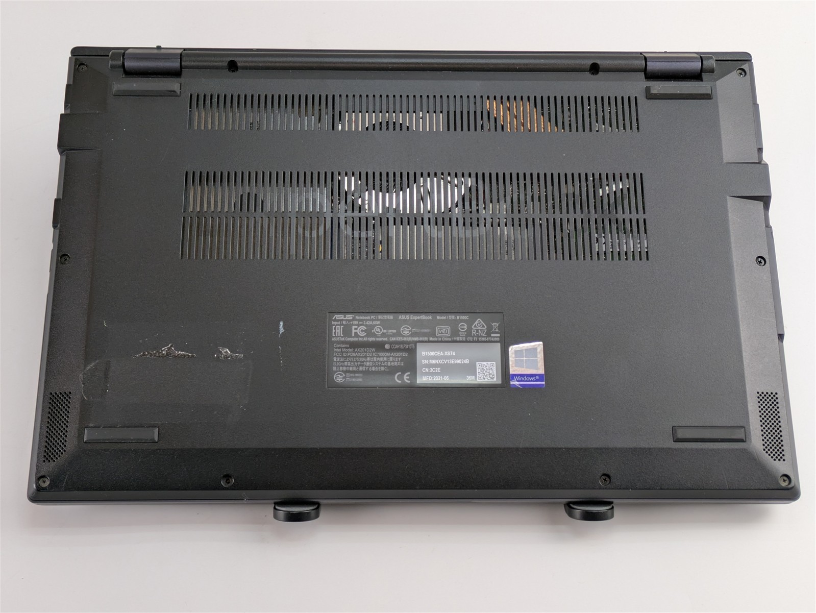 Asus ExpertBook B1 B1500 i7-1165G7 16GB RAM 512GB SSD 15.6″ FHD W11P (26888)