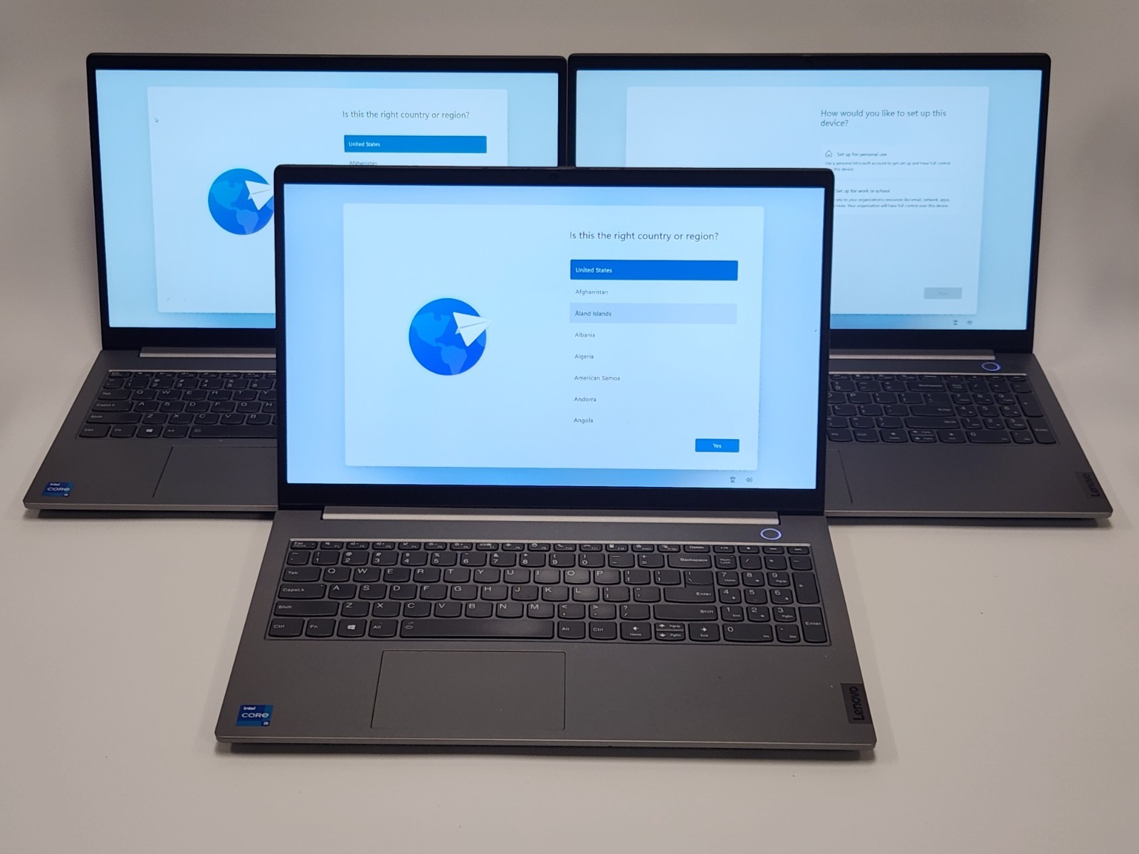Lot of 3 Lenovo ThinkBook 15 G2 ITL 15.5″ i5-1135G7 8GB RAM 256GB SSD W11P