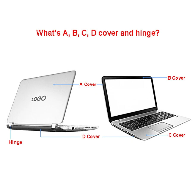 For ASUS X509 Y5100 Y5200F FL8700 FL8600 LCD Back Cover Upper Case Bottom Cover
