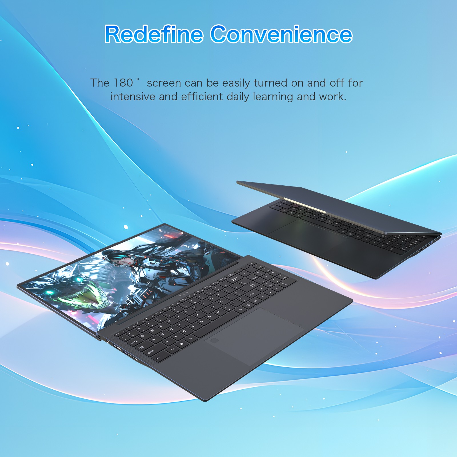16″ Laptop R5 7430U 32GB RAM 1TB SSD Numeric Keyboard Business Student Computer
