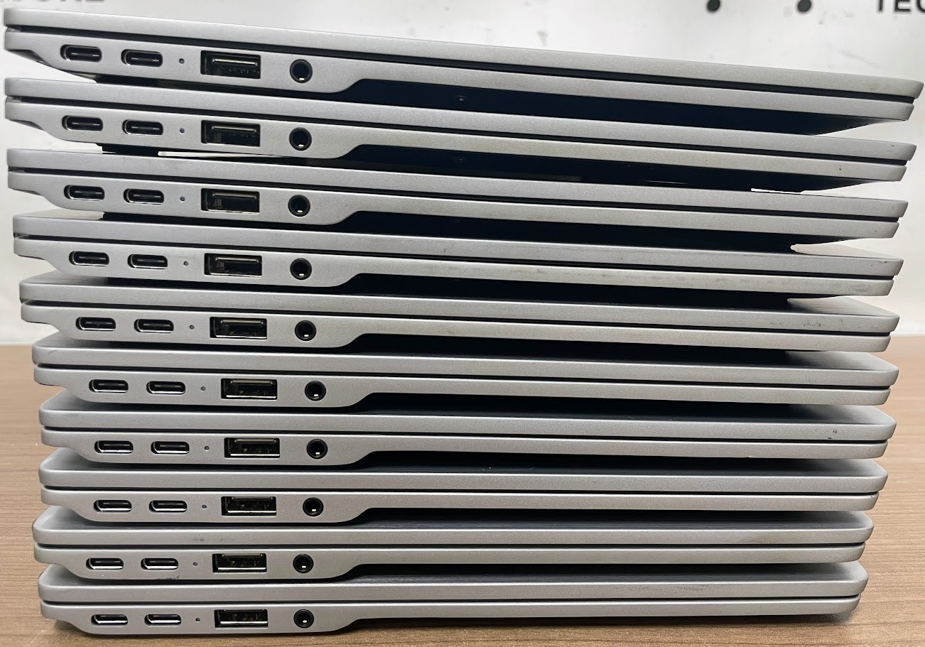 LOT 10 HP Chromebook 13 G1 Intel Pentium 1.5GHz NO POWER FOR PARTS READ!