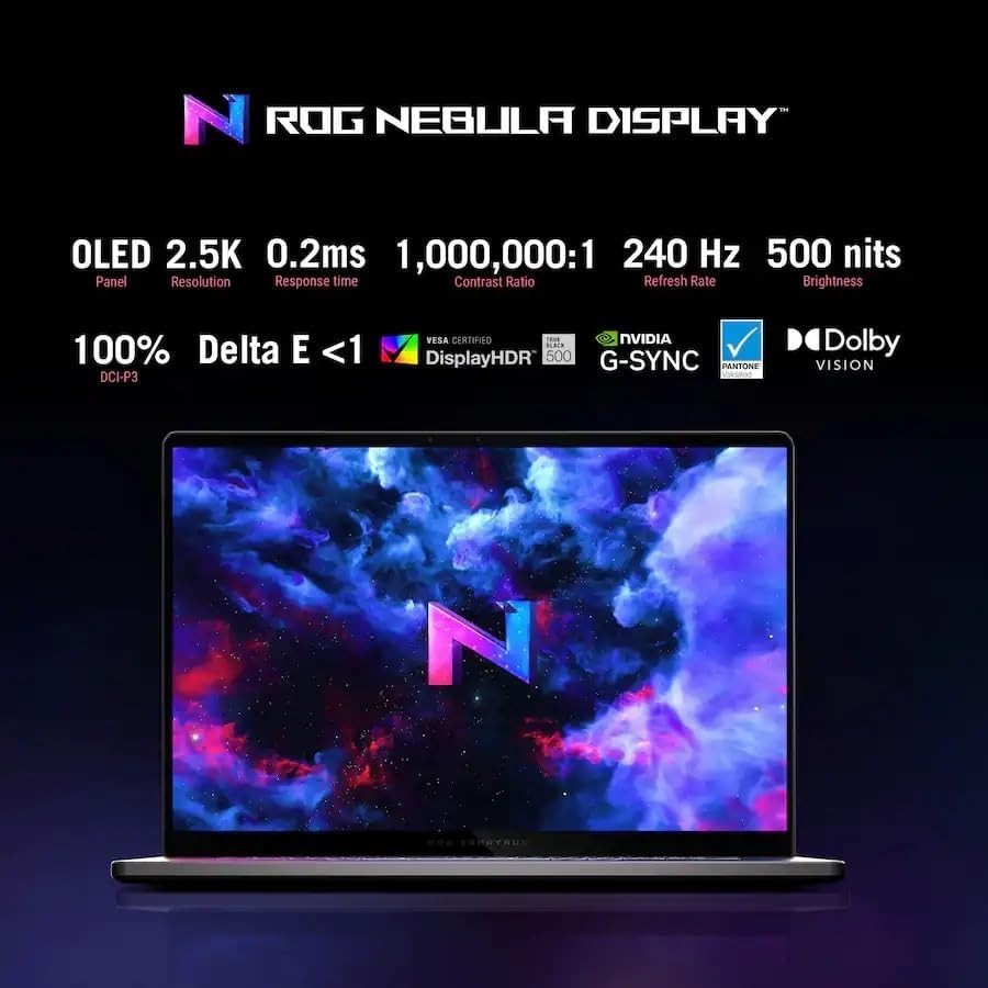 ASUS ROG Zephyrus G16 16″ 2.5K OLED 240Hz Gaming Laptop Intel Core Ultra 9 285H
