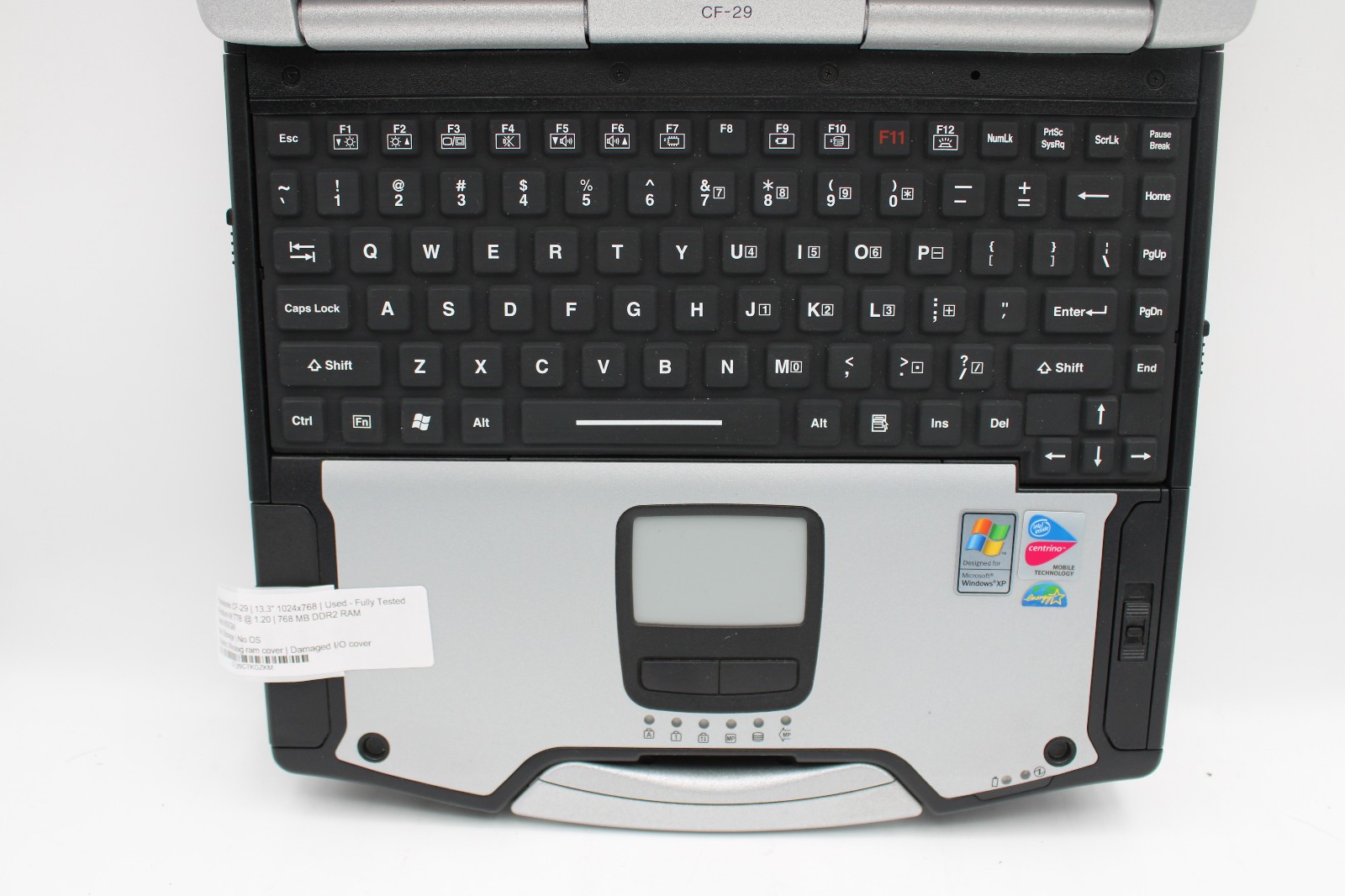 Panasonic ToughBook CF-29 _ Pentium M _ 768 MB RAM _ No SSD / OS *READ