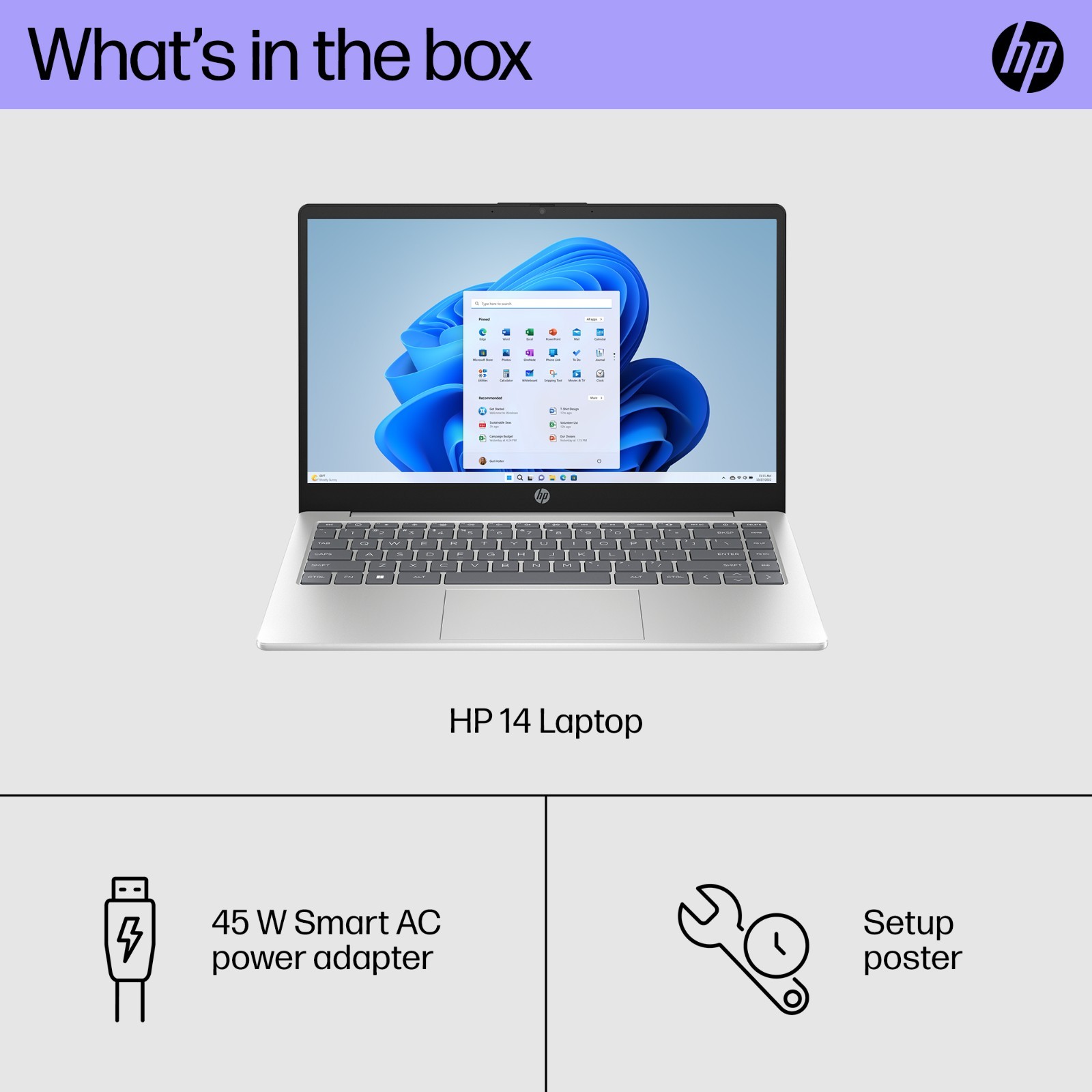 New HP Laptop Computer 14 Intel N200 Upto 16GB RAM & 1TB SSD Office 2024 Backlit