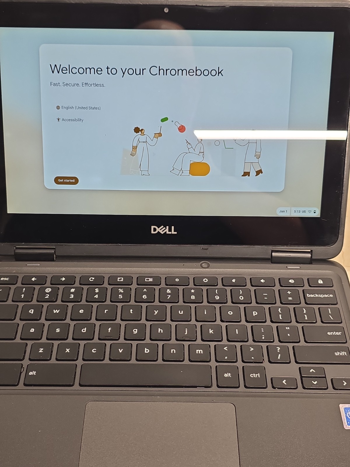Dell Chromebook 3100 2-in-1 11.6″ Touchscreen Laptop 4GB/ 32GB WiFi
