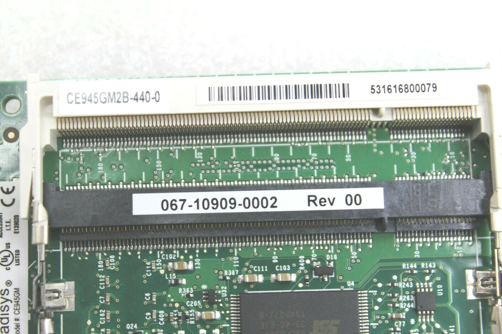 CE945GM NEW radisys (CE945GM2B-440-0) Type 2, 95x125mm COM, Intel Celeron-M 440