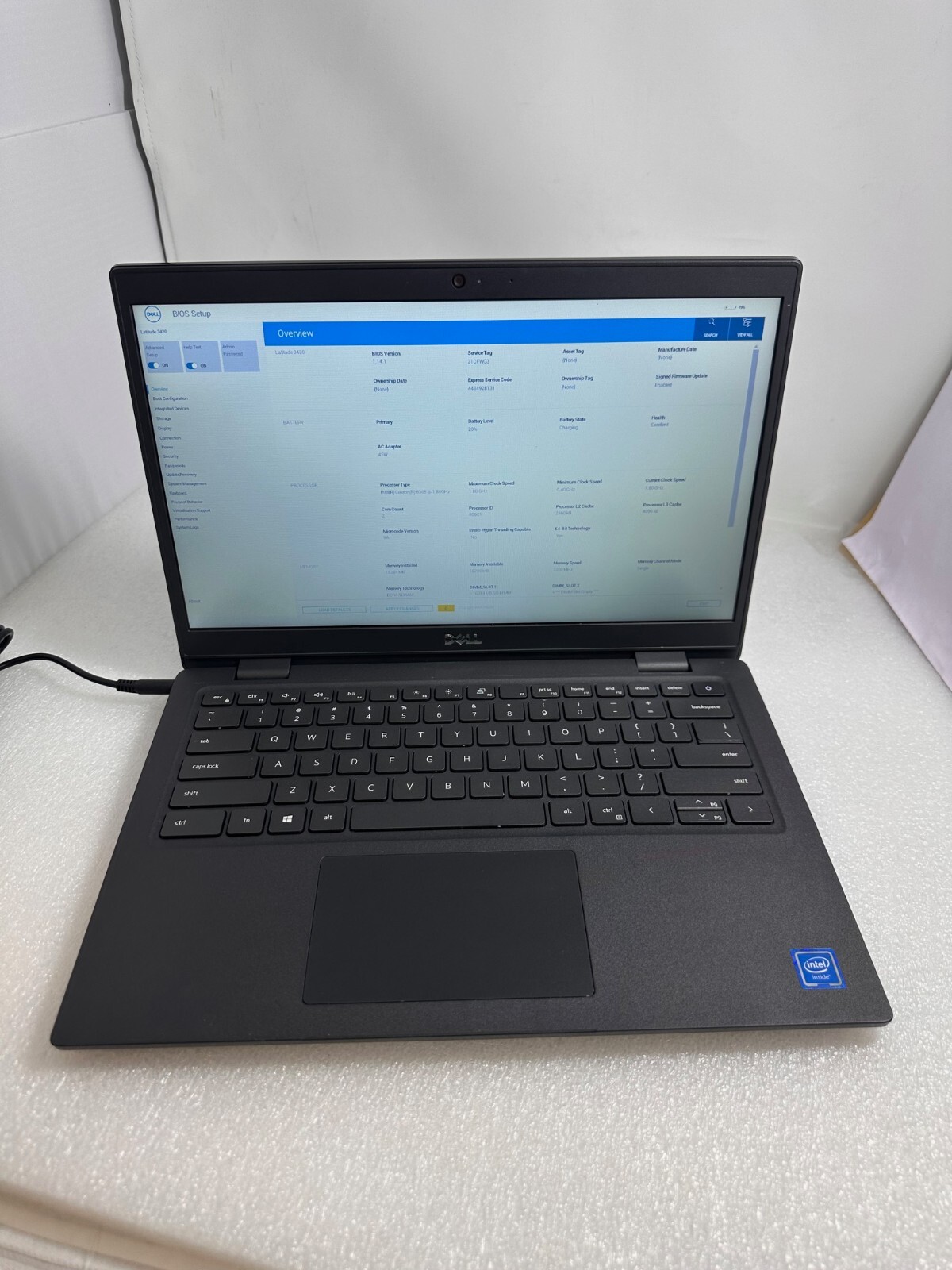 Dell Latitude 3420 14″ Intel Celeron Processor 16gb ram 500gb SATA – No OS