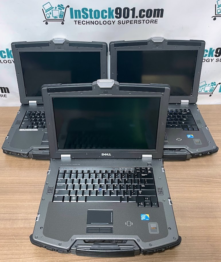 LOT 3 Dell Latitude E6400 XFR 14” 2 Duo CPU 2.5GHz 4gb RAM NO HDD NO BATT/CADDY