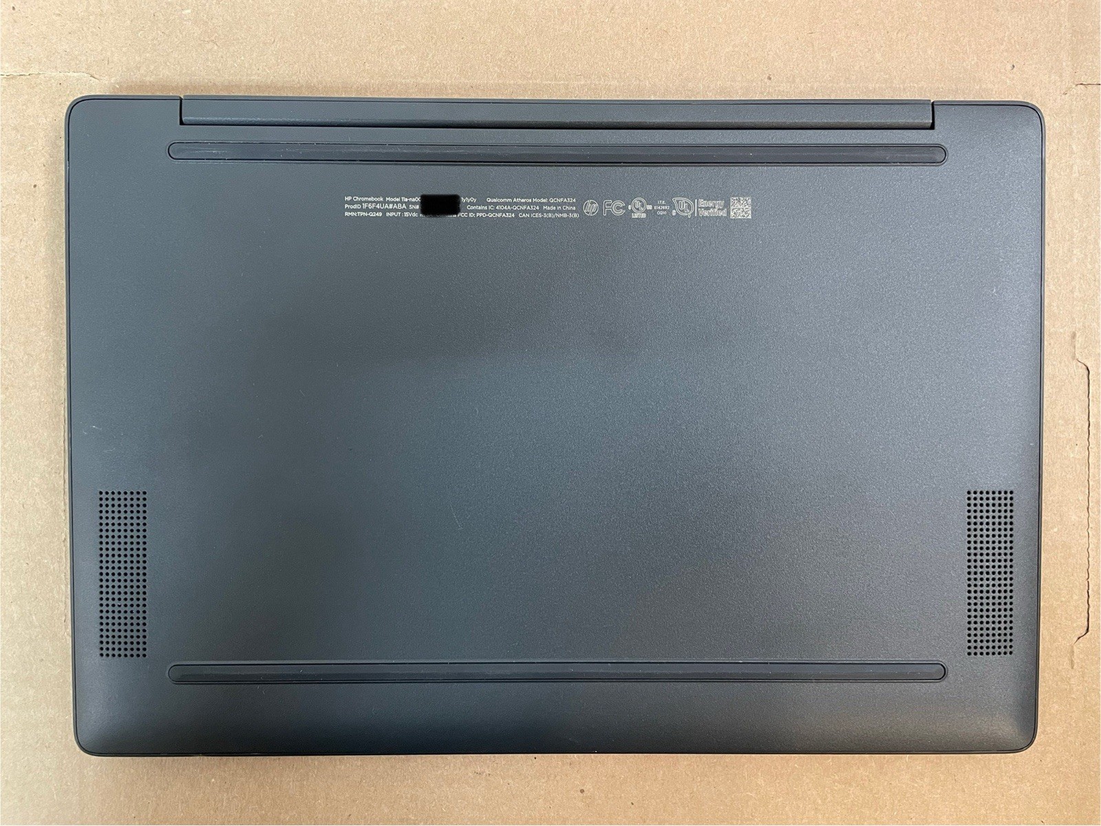 HP Chromebook 14 inch 32 GB-Intel Celeron- 1.1GHz-4GB Laptop-Gray-Parts Only
