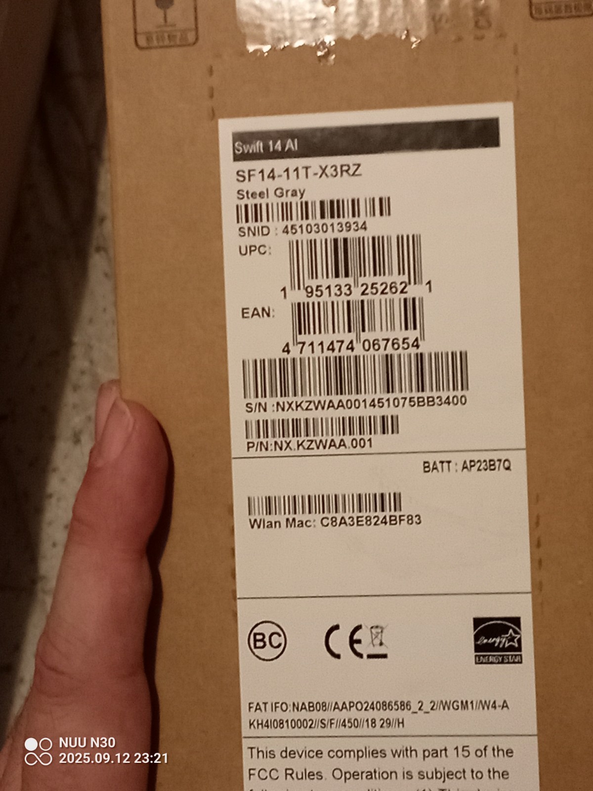 Acer Swift 14: 14.5″ 2024 model. Brand new still sealed in the box.