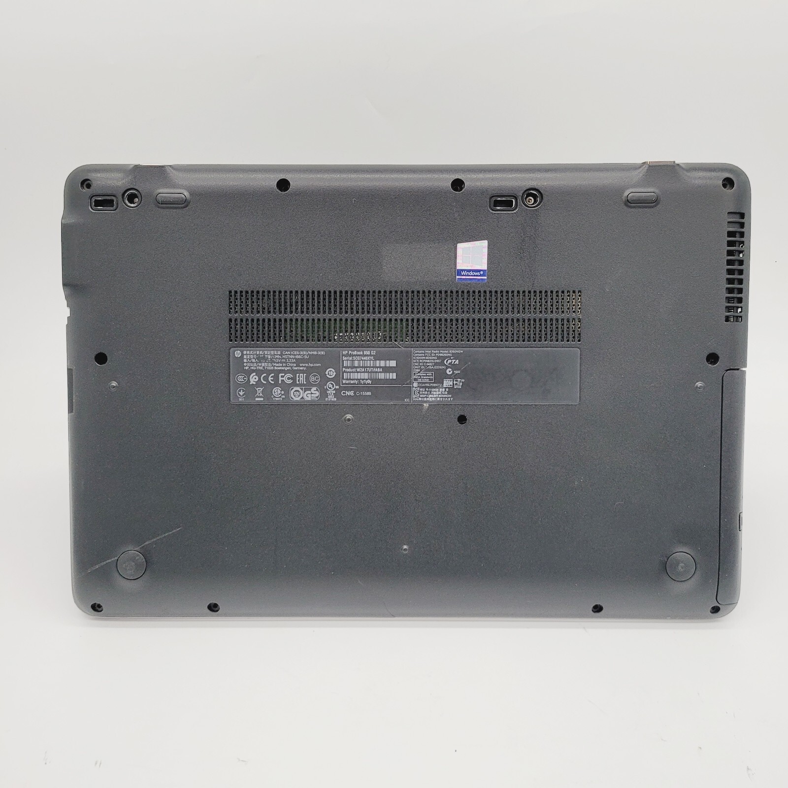 HP ProBook 650 G2 Core i5-6200U 2.3GHz 16GB RAM No HDD 15.6″ ***Boot to Bios