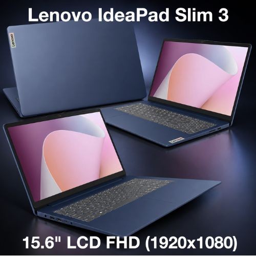 Lenovo IdeaPad Slim 3 15.6″ FHD AMD Ryzen 5 40 2.80GHz 8GB RAM 512GB SSD W11H