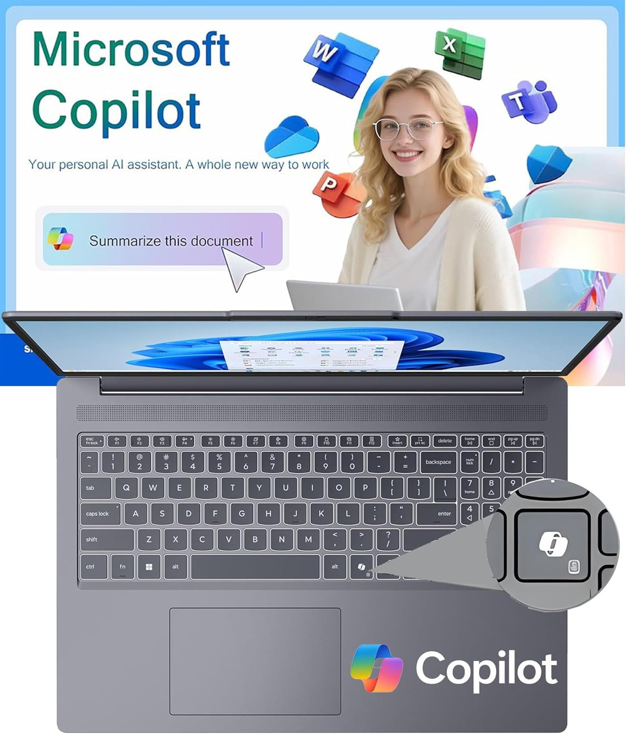 Business Laptop with Copilot AI • 2026 Edition • Intel 13Th Gen I5-13420H • 16GB