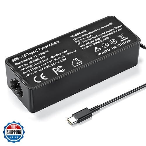 Jeestam 65W USB-C Charger Compatible for HP OmniBook AI PC – Compatible for H