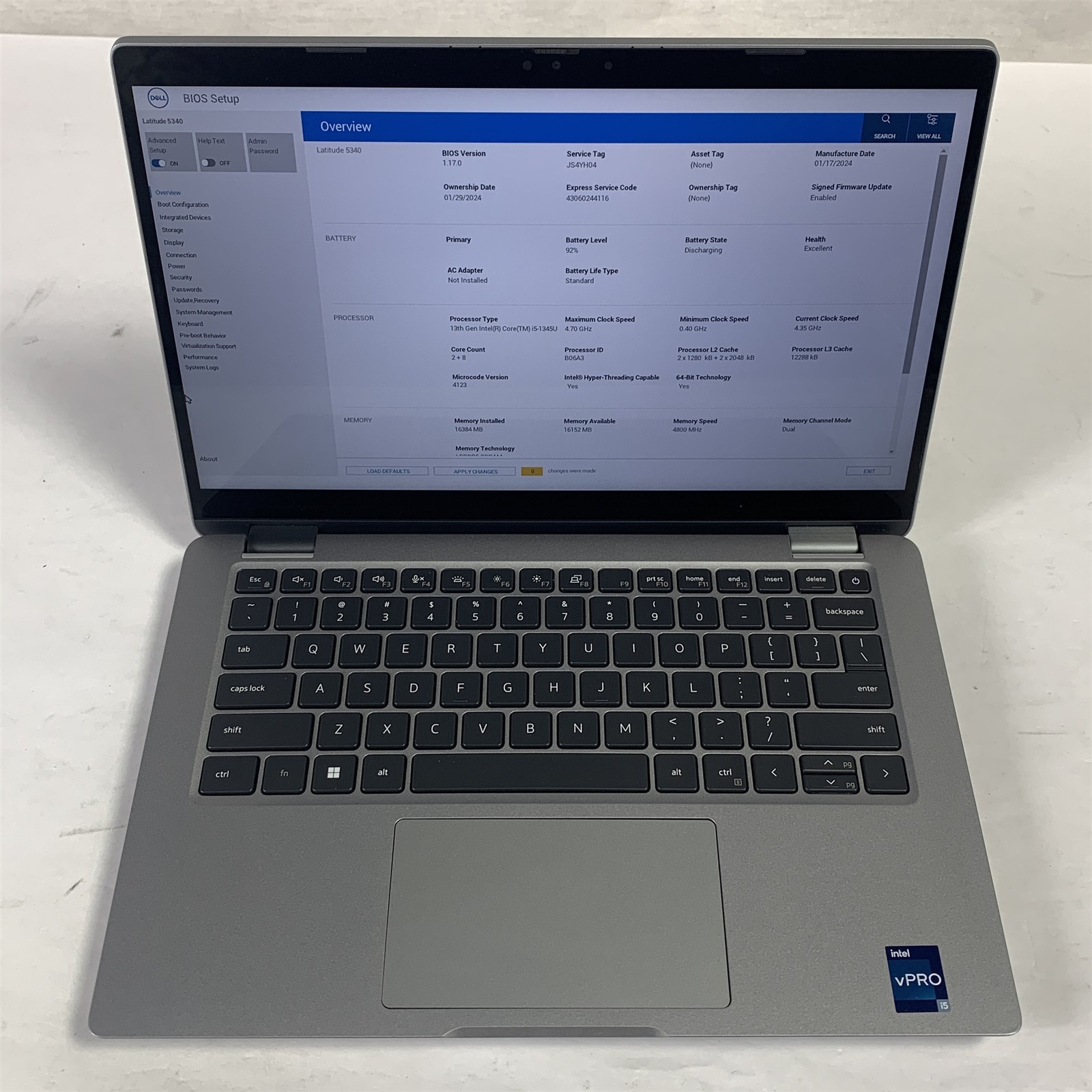 Dell Latitude 5340 13.3″ Laptop i5-1345U 1.6GHz 16GB 256GB NVMe SSD – Win11