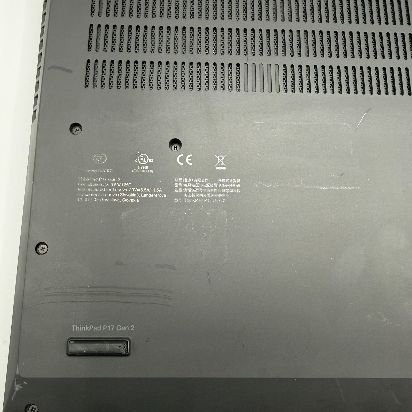 Lenovo ThinkPad P15 Gen 2 i7-11800H RTX A2000 32GB 512GB SSD Win11 Pro Gaming