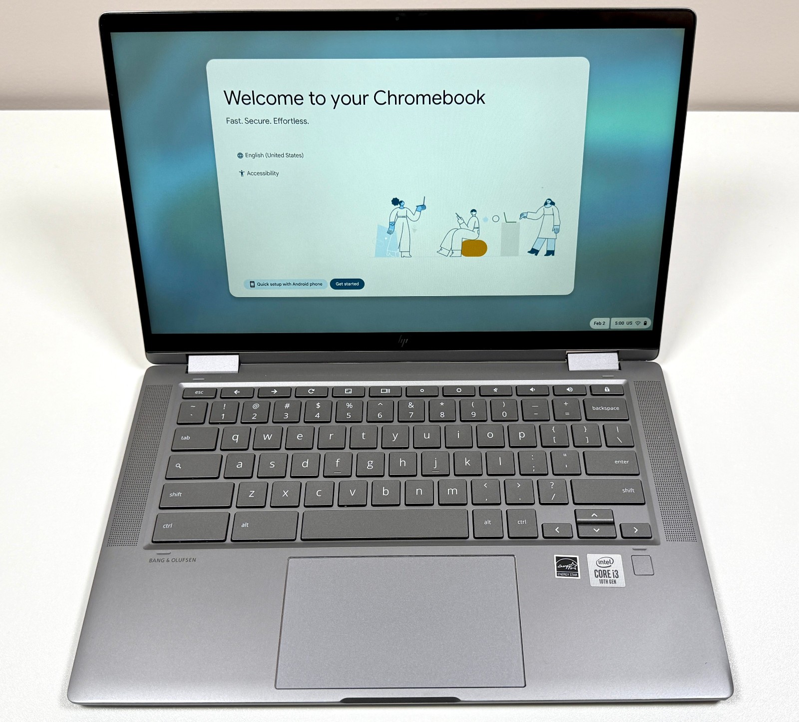 HP Chromebook x360 14c-ca0053dx 14″ Touch 2.1GHz i3-10110U 8GB RAM 64GB eMMC SSD