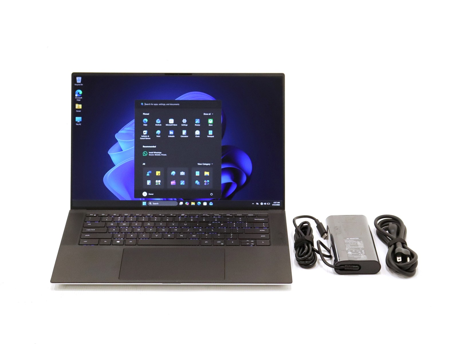 Dell XPS 15 9500 15.6″ Intel i7-10750H 16GB 256GB NVMe W11P GeForce GTX 1650 Ti