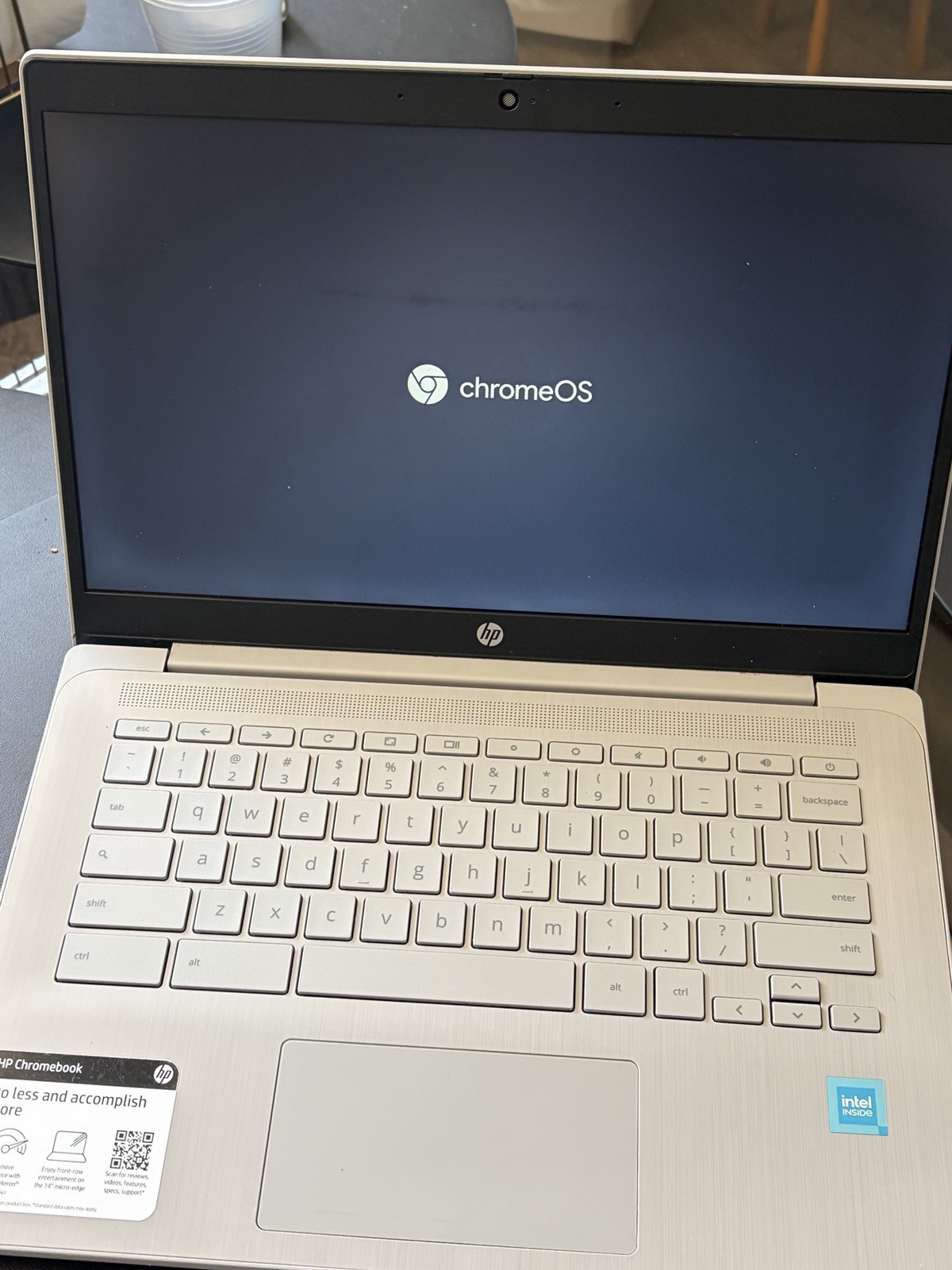 HP Chromebook 14A-NE1013DX 14-inch, 4GB RAM, 64GB eMMC Storage