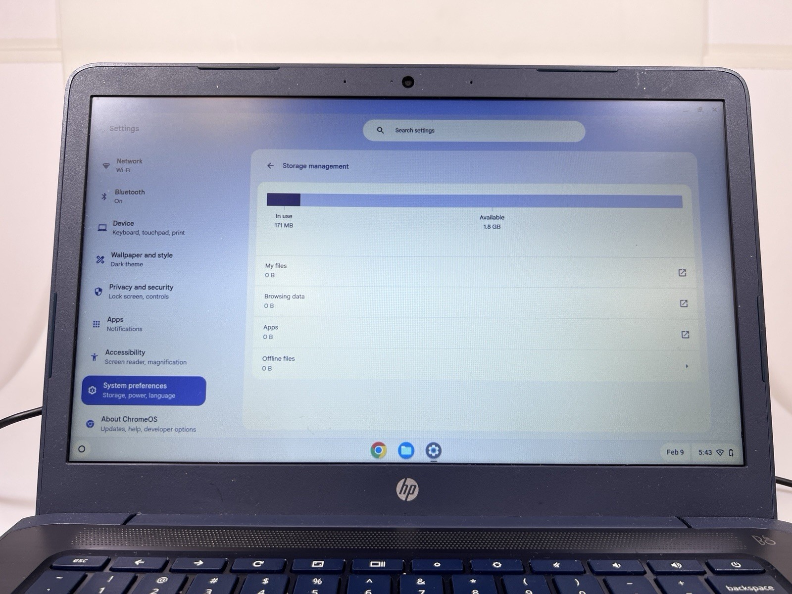 HP Chromebook 14-db0031nr ChromeOS Laptop | Used | Read Description