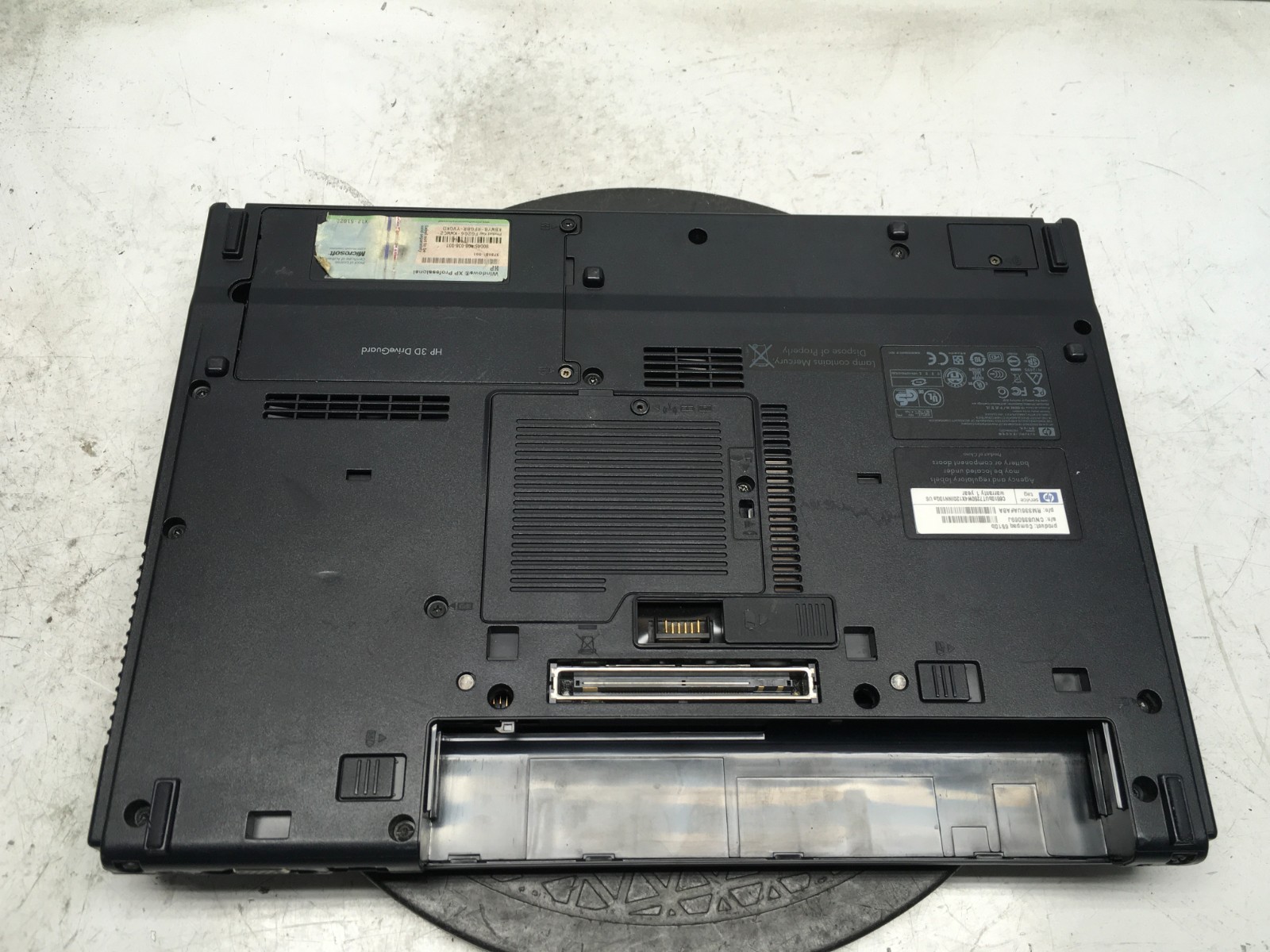 HP Compaq 6510B Intel Core 2 Duo T7300 2000MHz 4 GB NO HDD