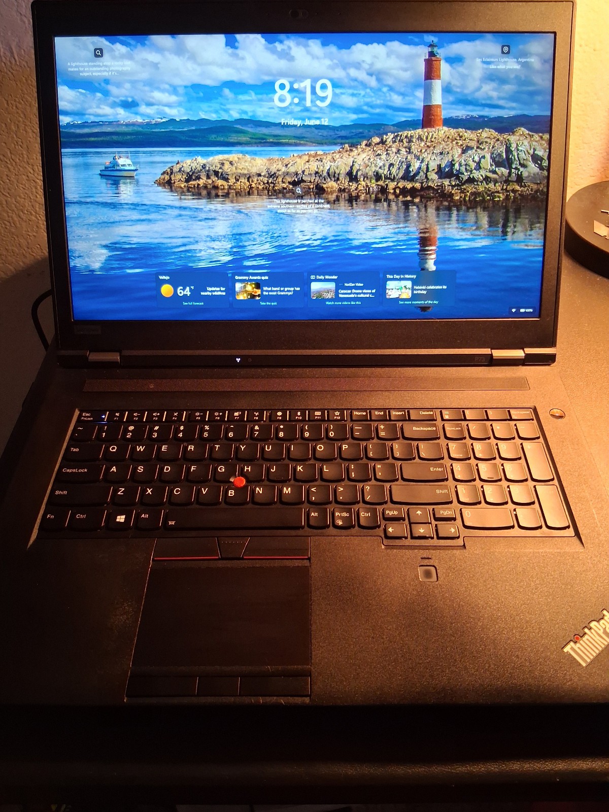 Lenovo ThinkPad P73 i7-9750H 24GB RAM NVIDIA Quadro P620 512GB NVME Win 11 Pro
