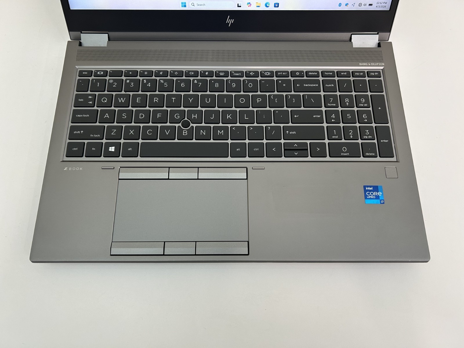 HP ZBook Fury 15 G8 15.6″ i7-11850H @ 2.50GHz 1 TB NVMe SSD 32GB RAM Win 11