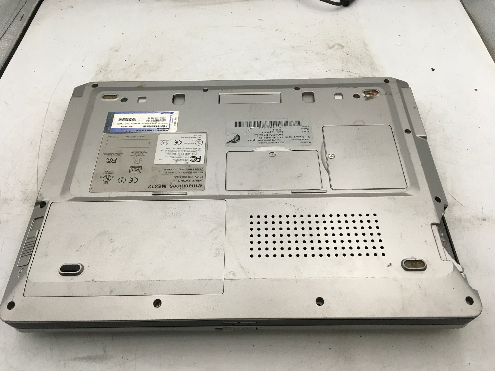 EMACHINES M5312 – BOOTS TO BIOS – AMD ATHLON X2 – 512MB RAM – 15″ – READ DESC-BB