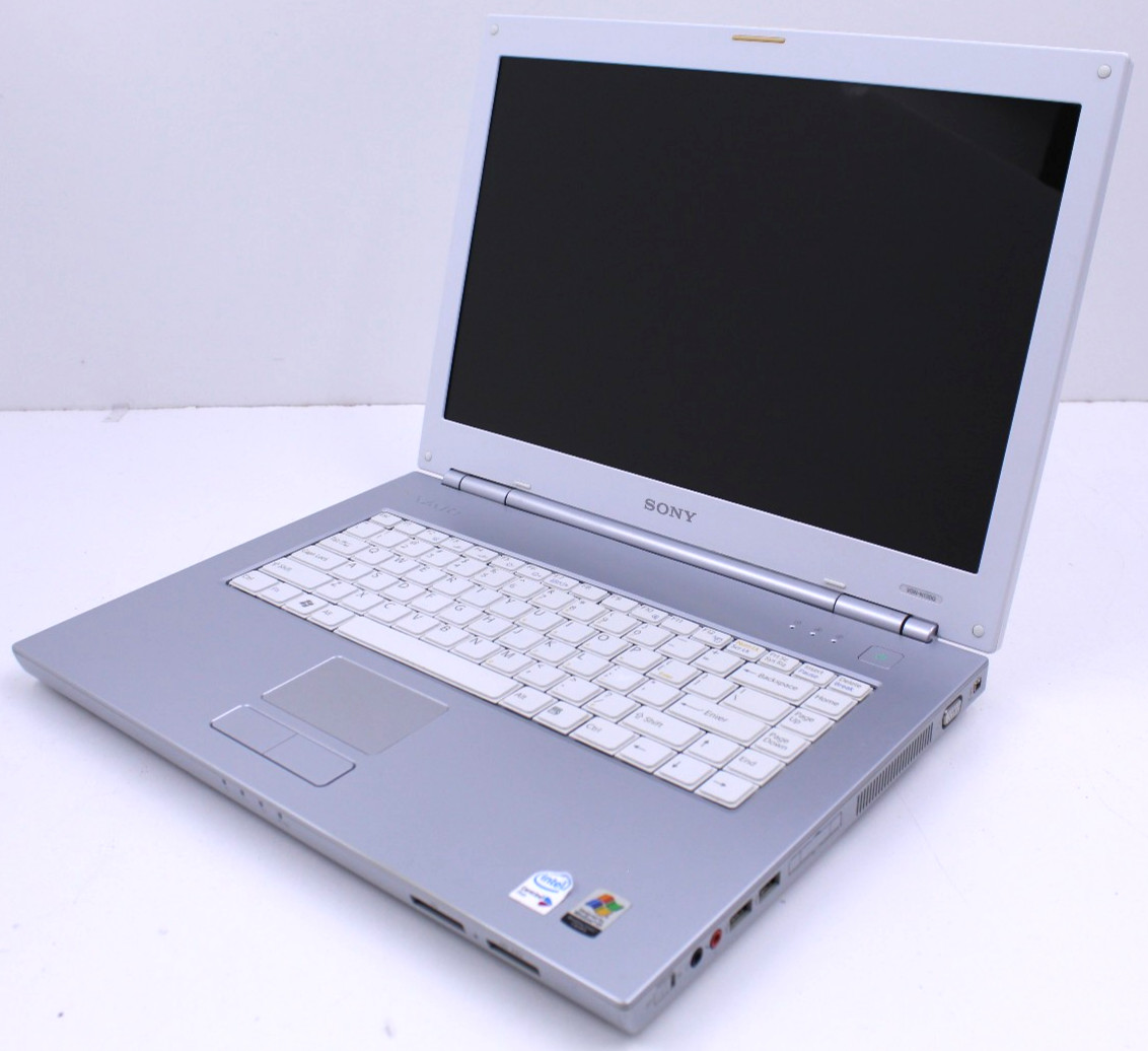 Sony Vaio VGN-N130G Core Duo @ 1.6GHz 3GB RAM 250GB SSD Windows XP MCE SP3