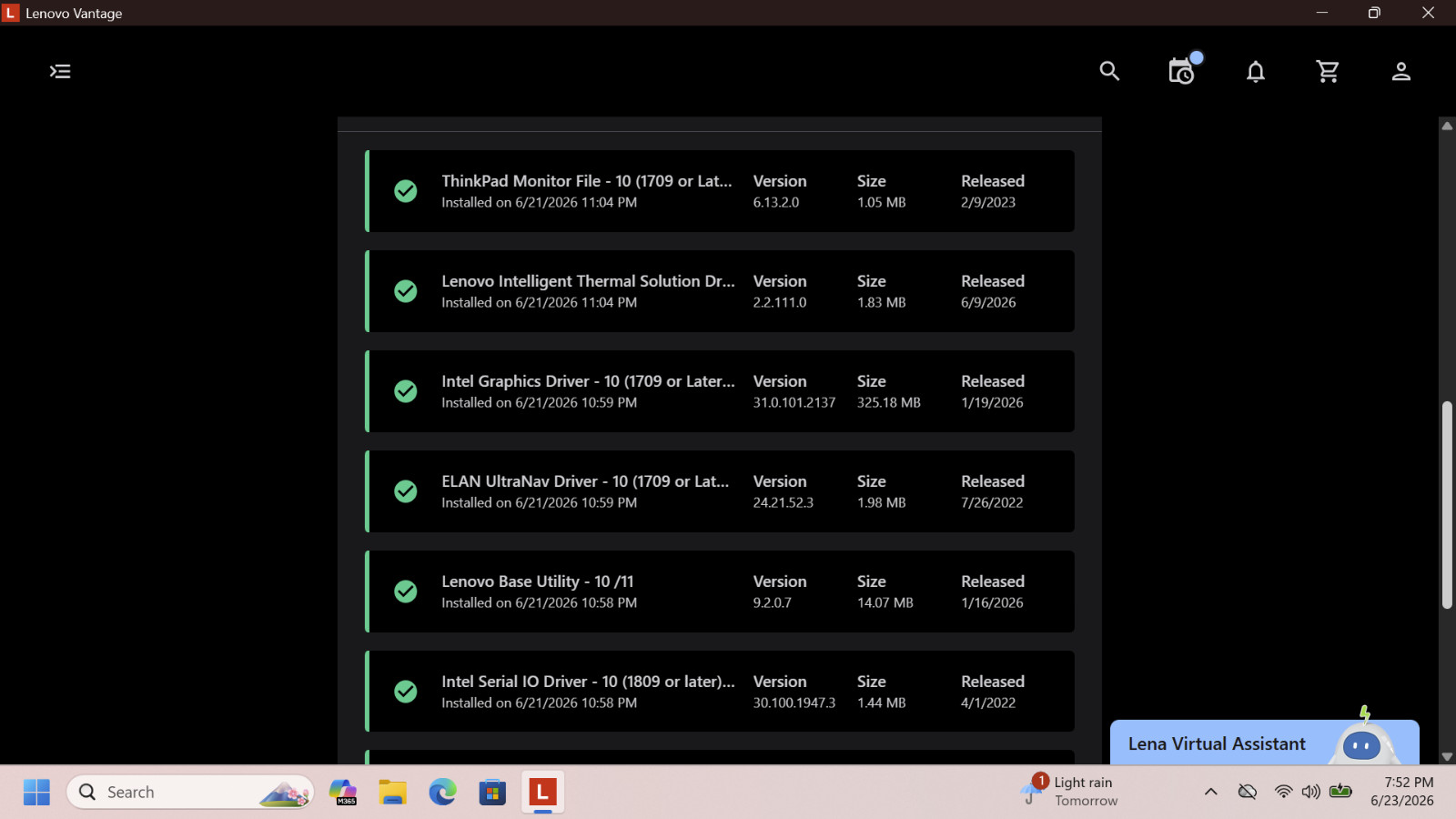 Lenovo ThinkPad T490s (256GB SSD, Intel i5-8365U @1.6GHz ,8GB) [Win 11 Pro 25H2]