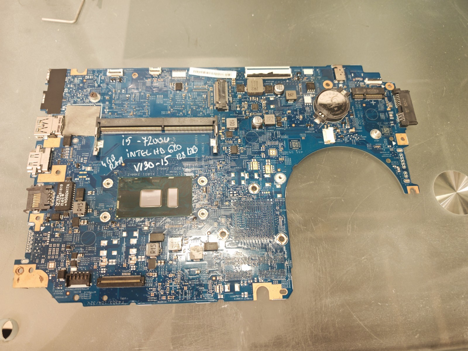 LENOVO V130-15 MOTHERBOARD 448.0DC04.003M INTEL I5-7200U NTEL HD 620 4GB RAM