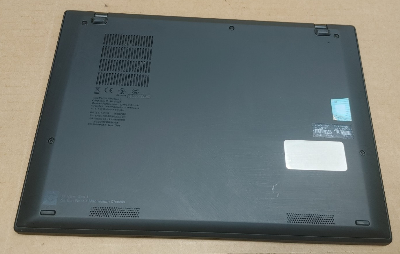 Lenovo ThinkPad X1 Nano G1 Intel i5-1130G7 16GB RAM 256GB SSD 2K IPS 450nit W11p