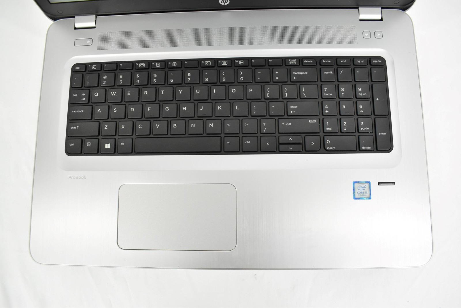 (4) HP ProBook 470 G4 Laptops i7-7500U 2.7GHz 8GB 240GB SSD DVDRW No OS 17.3″