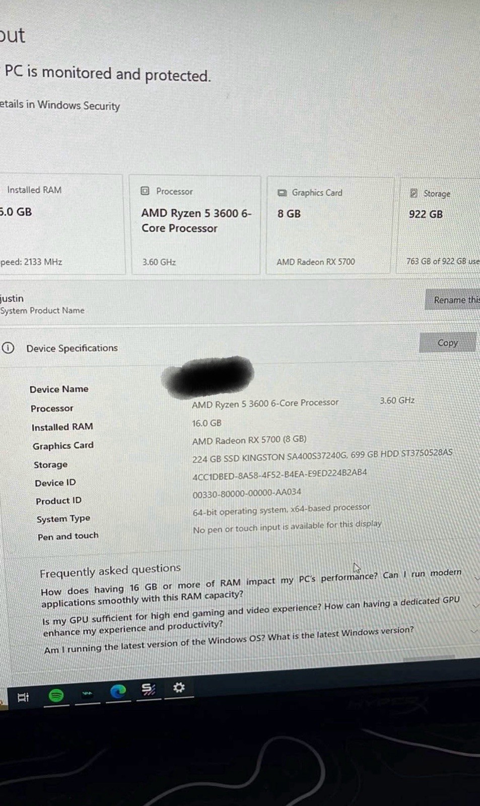 A Gaming Pc with A Keyboard and Mouse Bundle with A 144 Hertz Gaming Monitor
