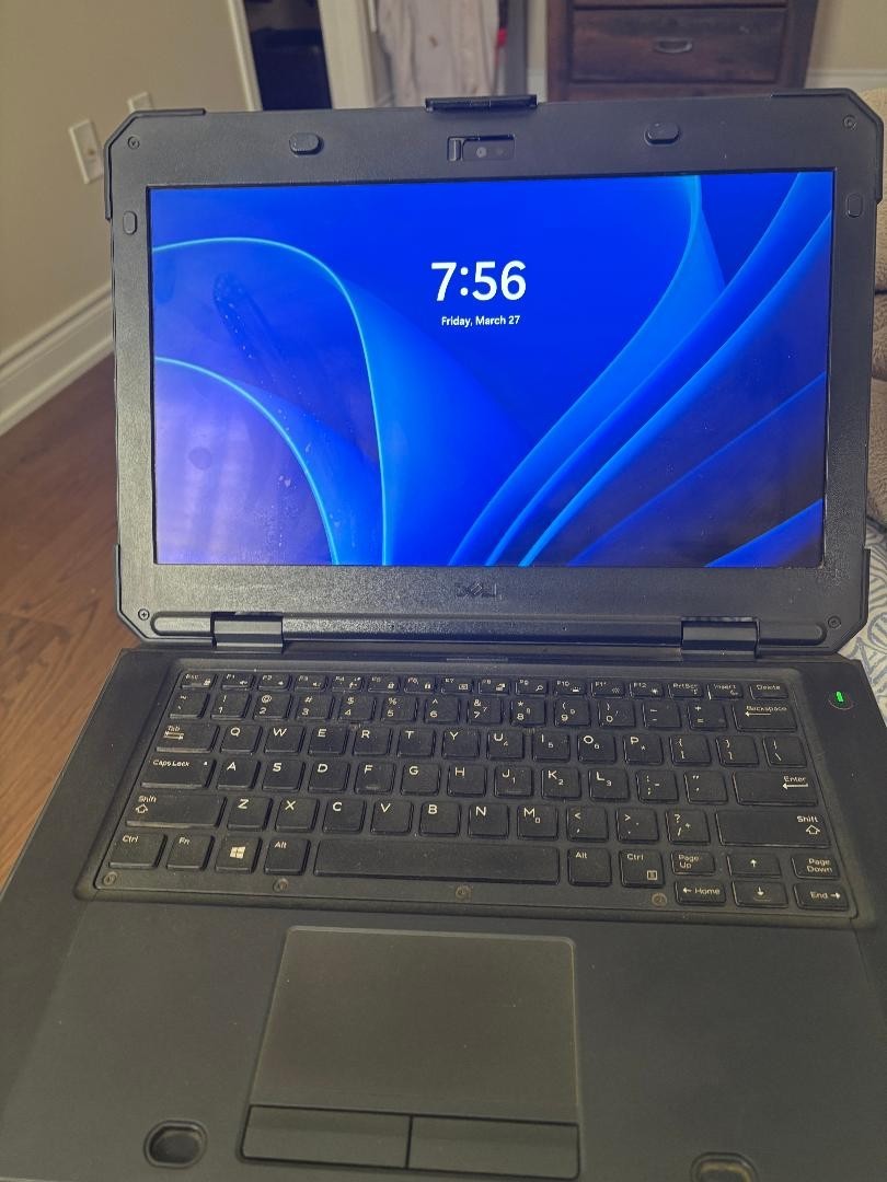 DELL RUGGED 5420 i7-8350U 8GB RAM 512 SSD Win 11 Backlight Touch Screen.