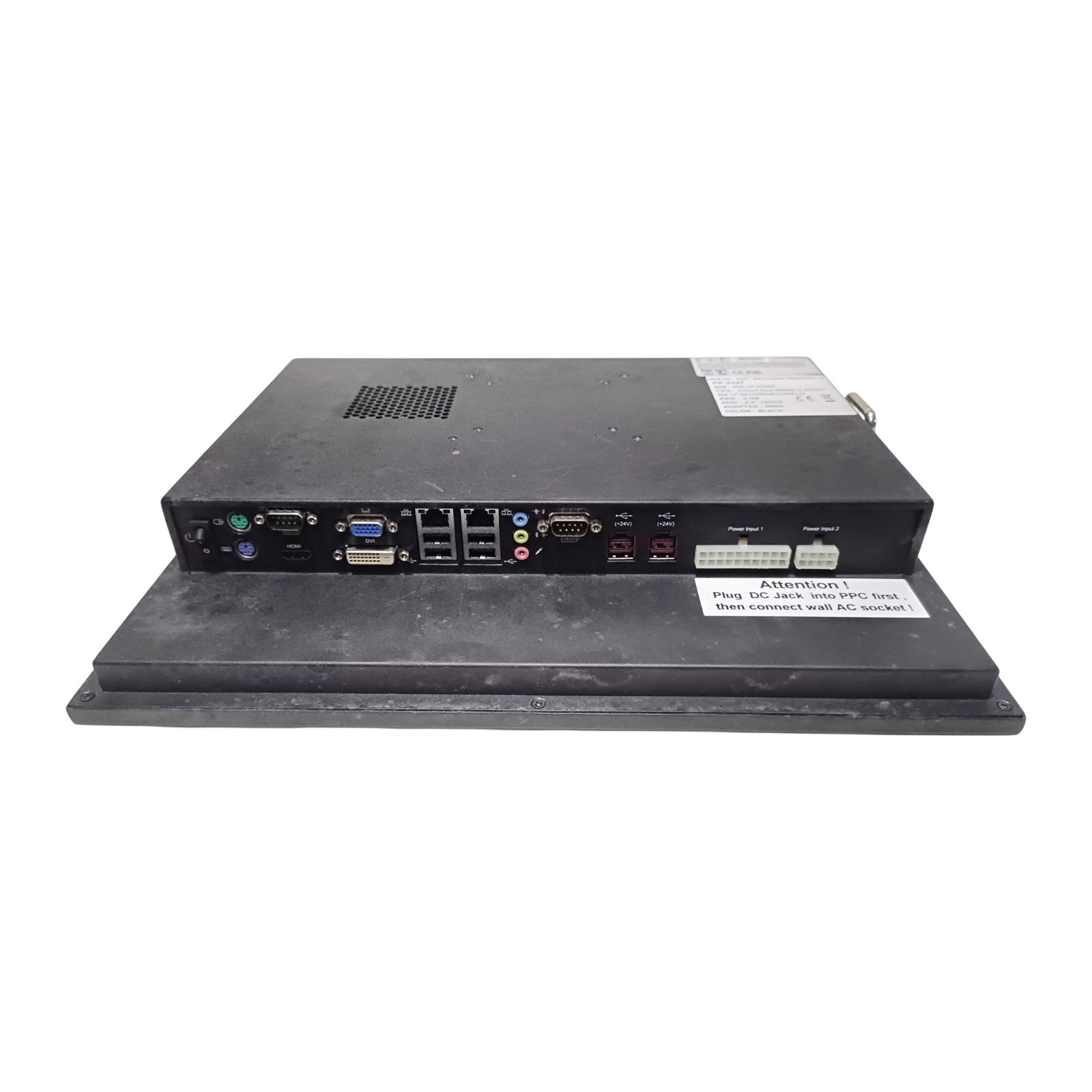 FEC PP-9347 PPC Panel PC CPU CORE2 DUO P8400-2.26 GHz 2GB RAM HDD 2.5″ 160GB BLK