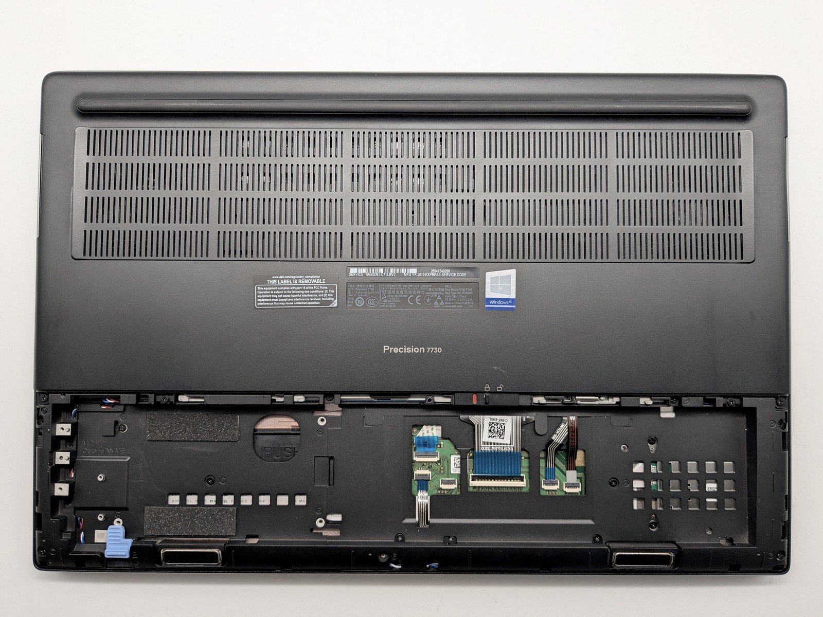 Dell Precision 7730 17″ FHD I9-8950HK QUADRO P4200 Webcam Motherboard *READ*