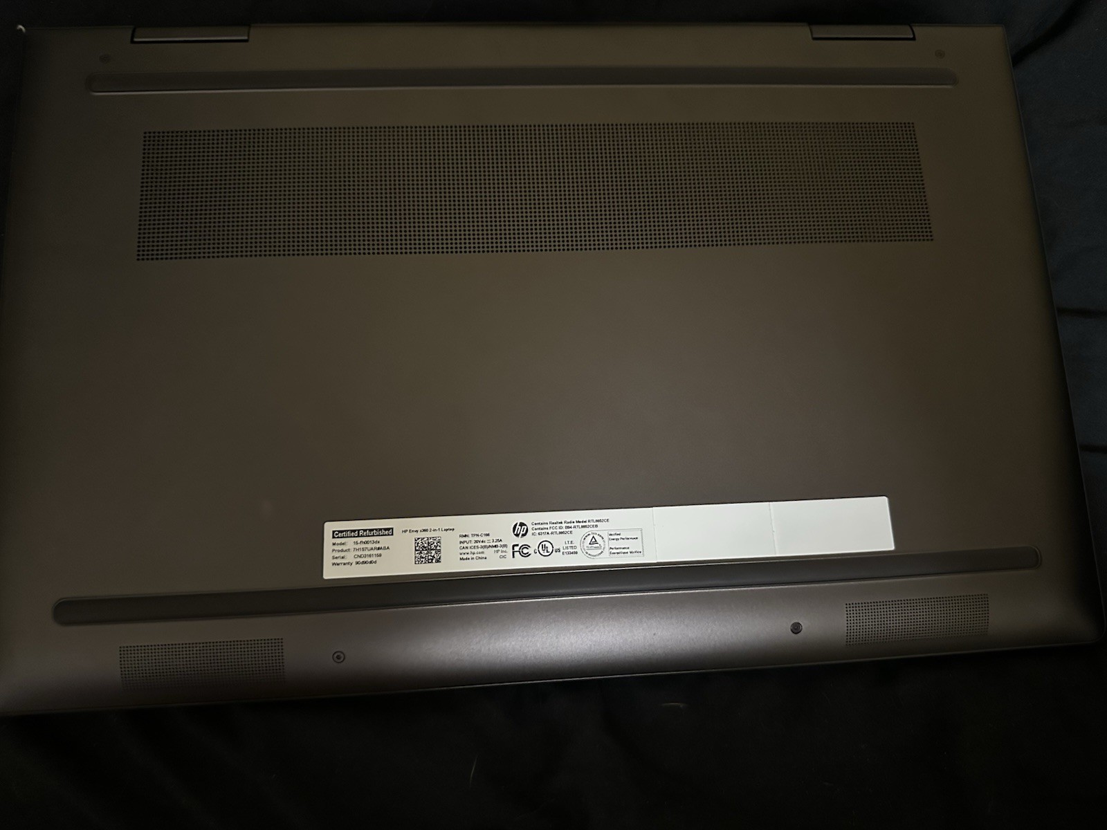 HP ENVY x360 15.6″ (256GB SSD, AMD Ryzen 5, 4.30 GHz, 8GB) Laptop – Black